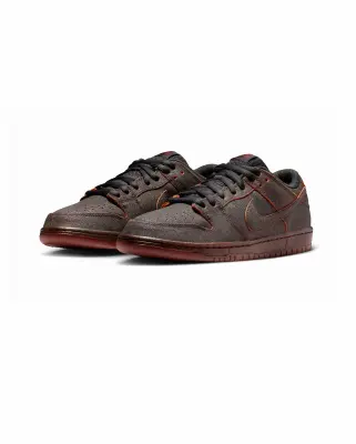 SB Dunk Low Pro Premium Dk Smoke Grey Campfire Orange — photo 2