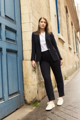 Pantalon Greta - marine — photo 5