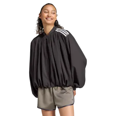 Adidas Pleated Track Top Night Brown — photo 2