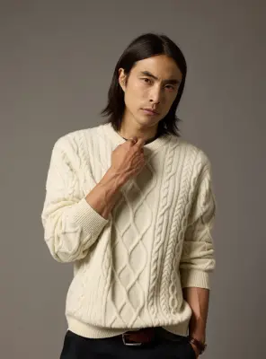 Pull Mathis Ecru — photo 3