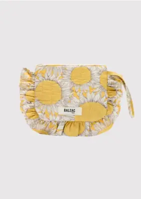 Pochette Carline imprimé Liberty tournesols jaune — photo 3