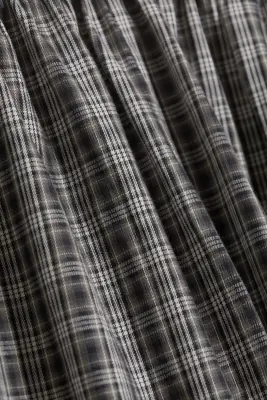 Pantalon ballon tissé taille basse - Gris foncé à carreaux — photo 4