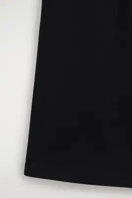 PANTALON ÉVASÉ EN JERSEY - NOIR — photo 2