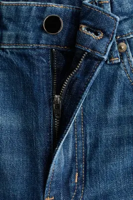 Wide High Jeans - Bleu denim — photo 4