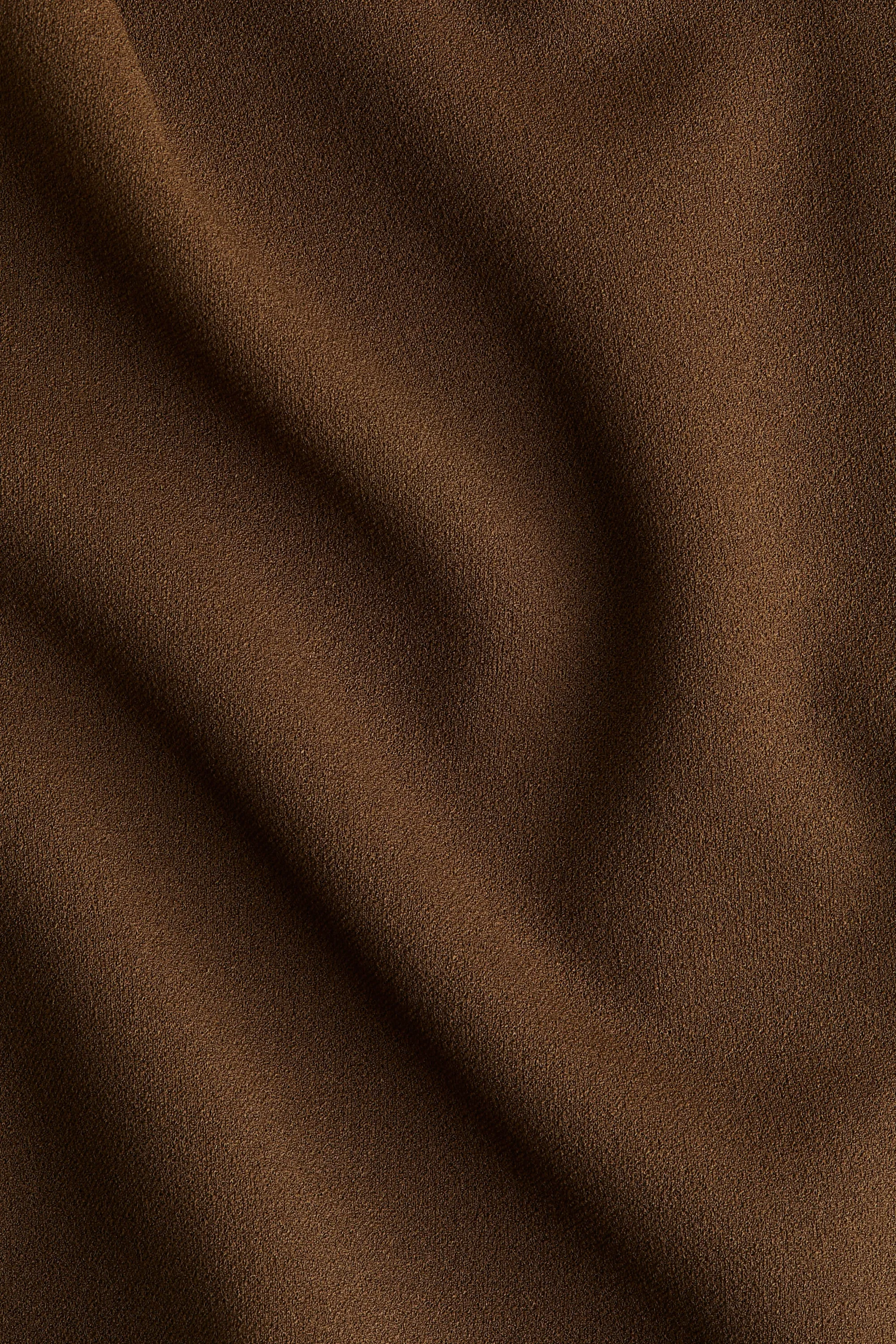 Top à boutons - Marron