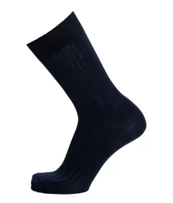 Chaussettes fil d’Ecosse Marine — photo 1