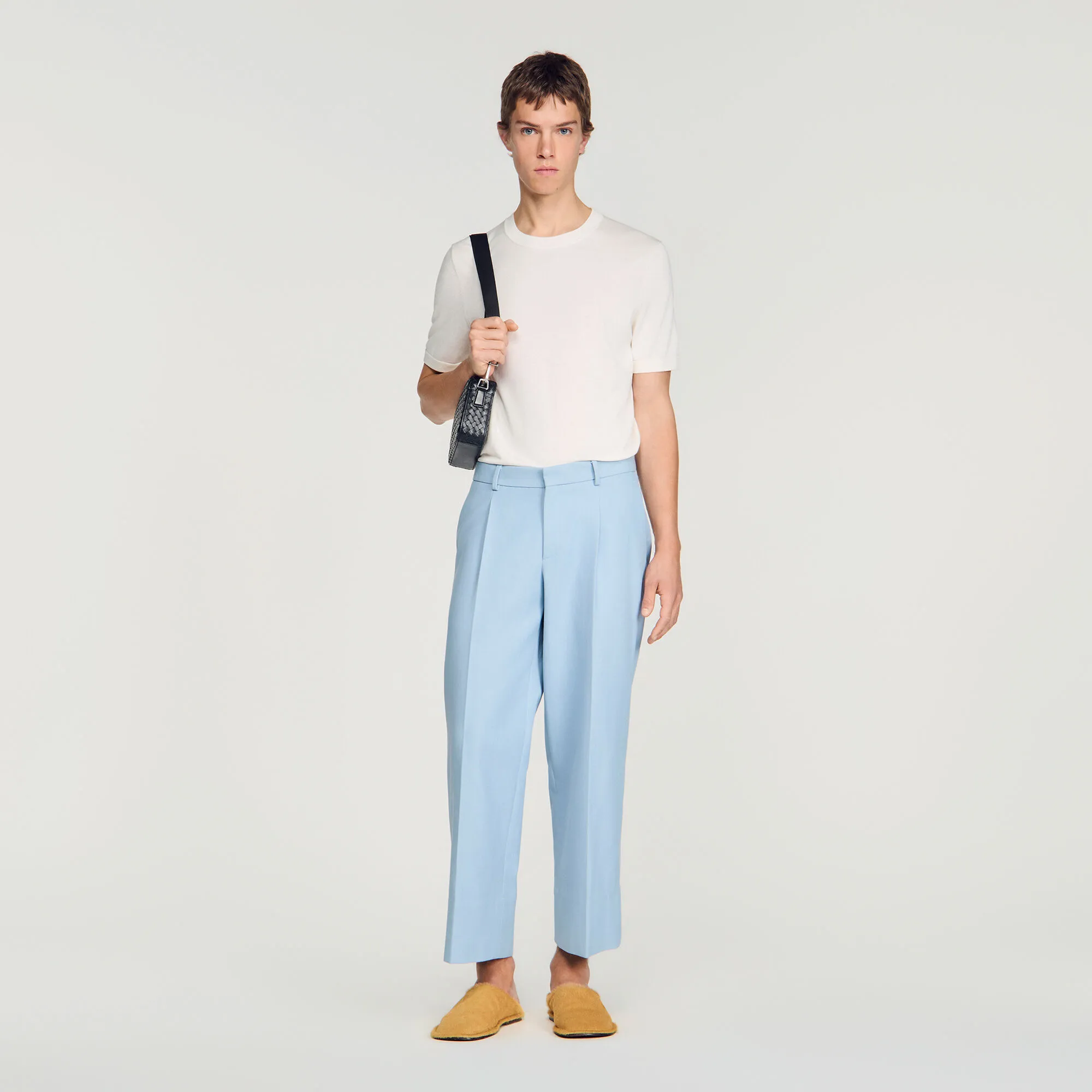 Pantalon large à pince