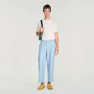 Pantalon large à pince