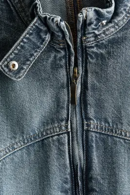 Veste en denim - Bleu denim — photo 4