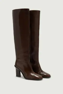 BOTTES LIVIA MARRON FONCÉ — photo 4