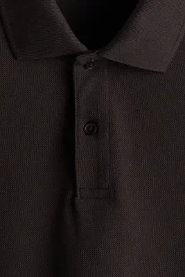 Polo Regular Fit - Marron foncé — photo 3