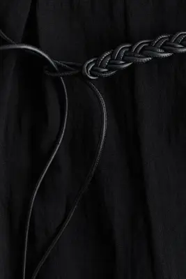 Combi-pantalon avec ceinture - Noir — photo 4
