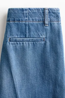 Straight High Jeans - Bleu denim — photo 4