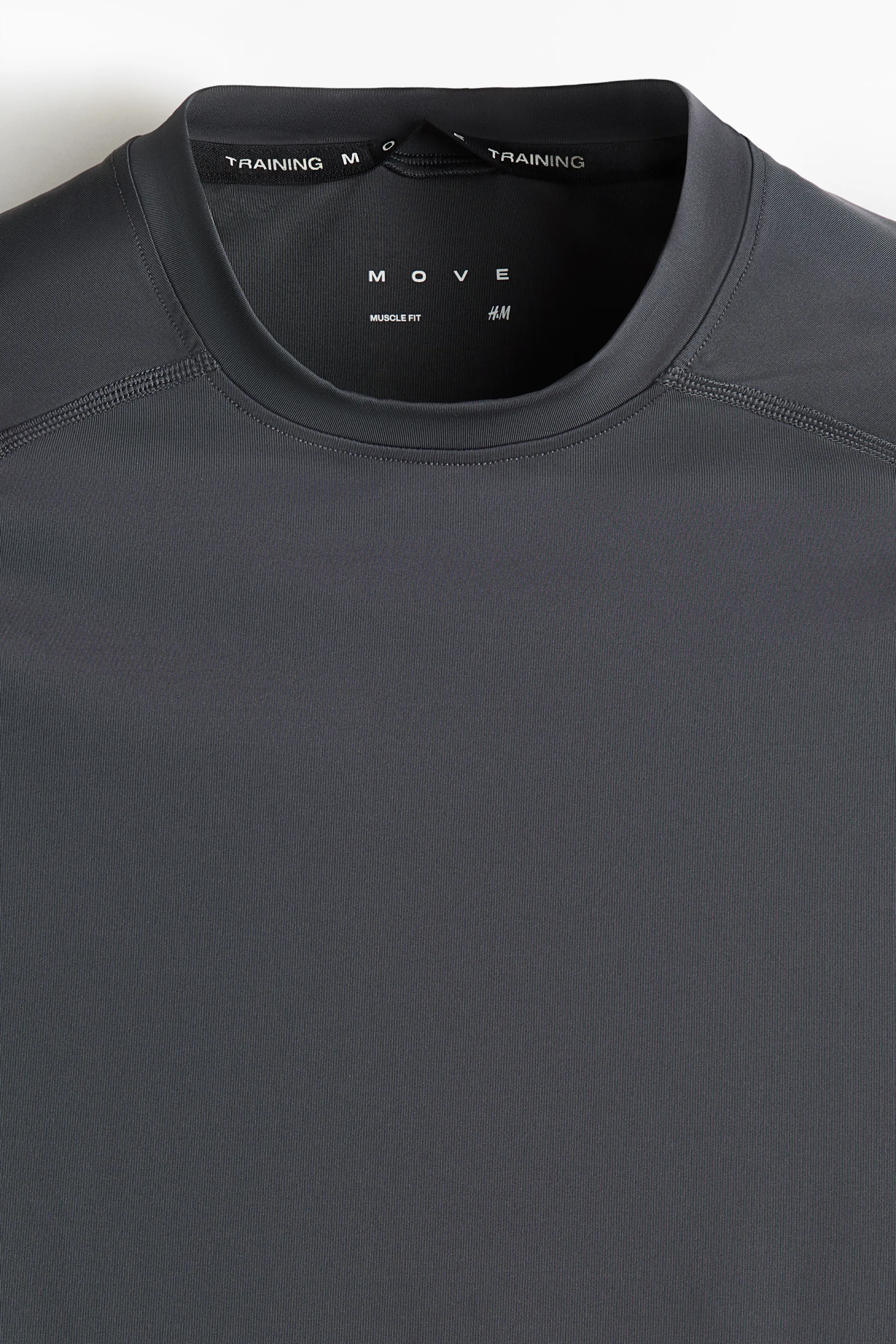 T-shirt de sport Compression Fit DryMove™ - Gris foncé