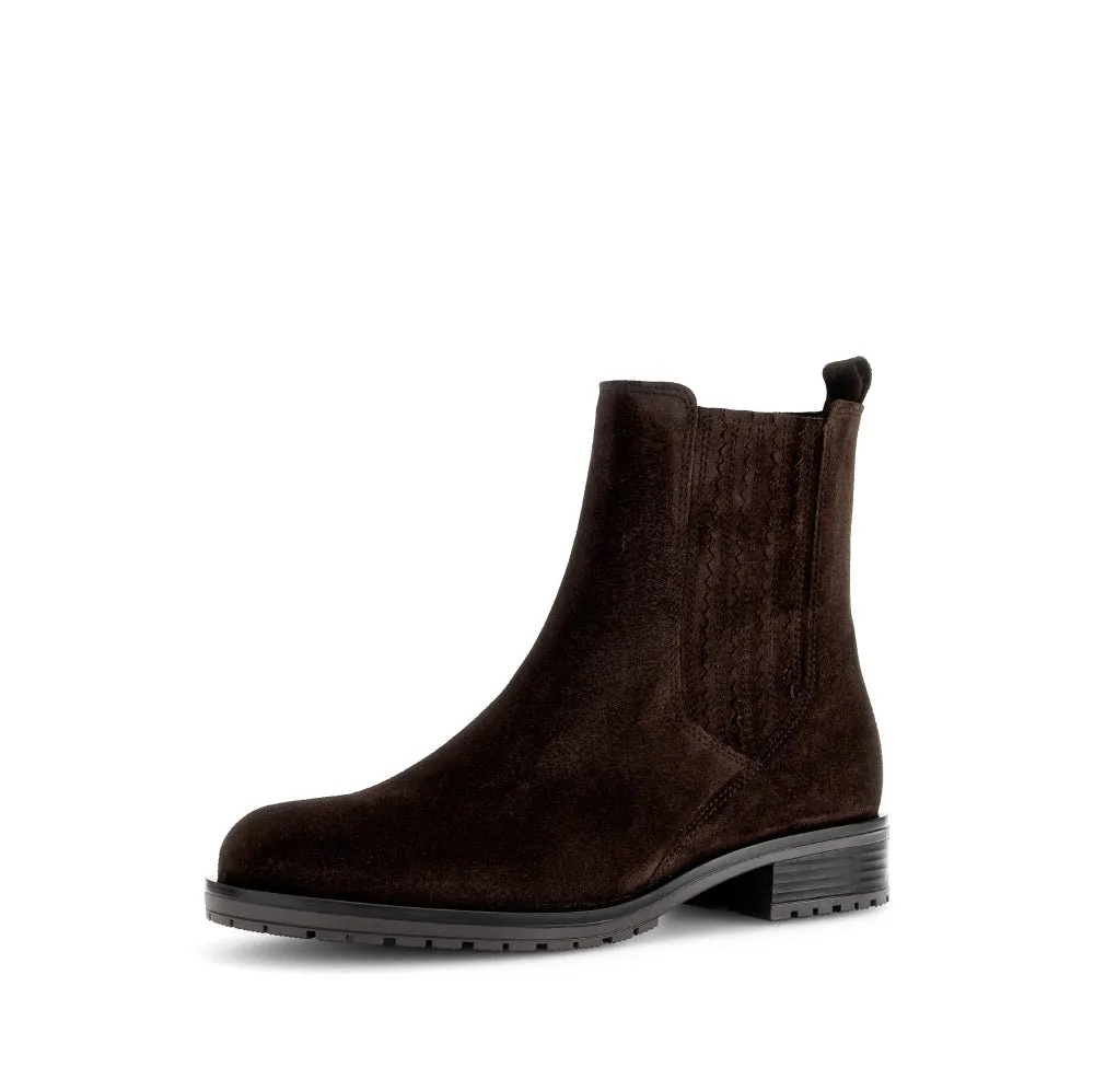 Bottines Gabor 72.022.02 Marron - Lacets Grande Pointure Femme