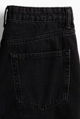 Wide Regular Waist Jeans - Noir denim — photo 5