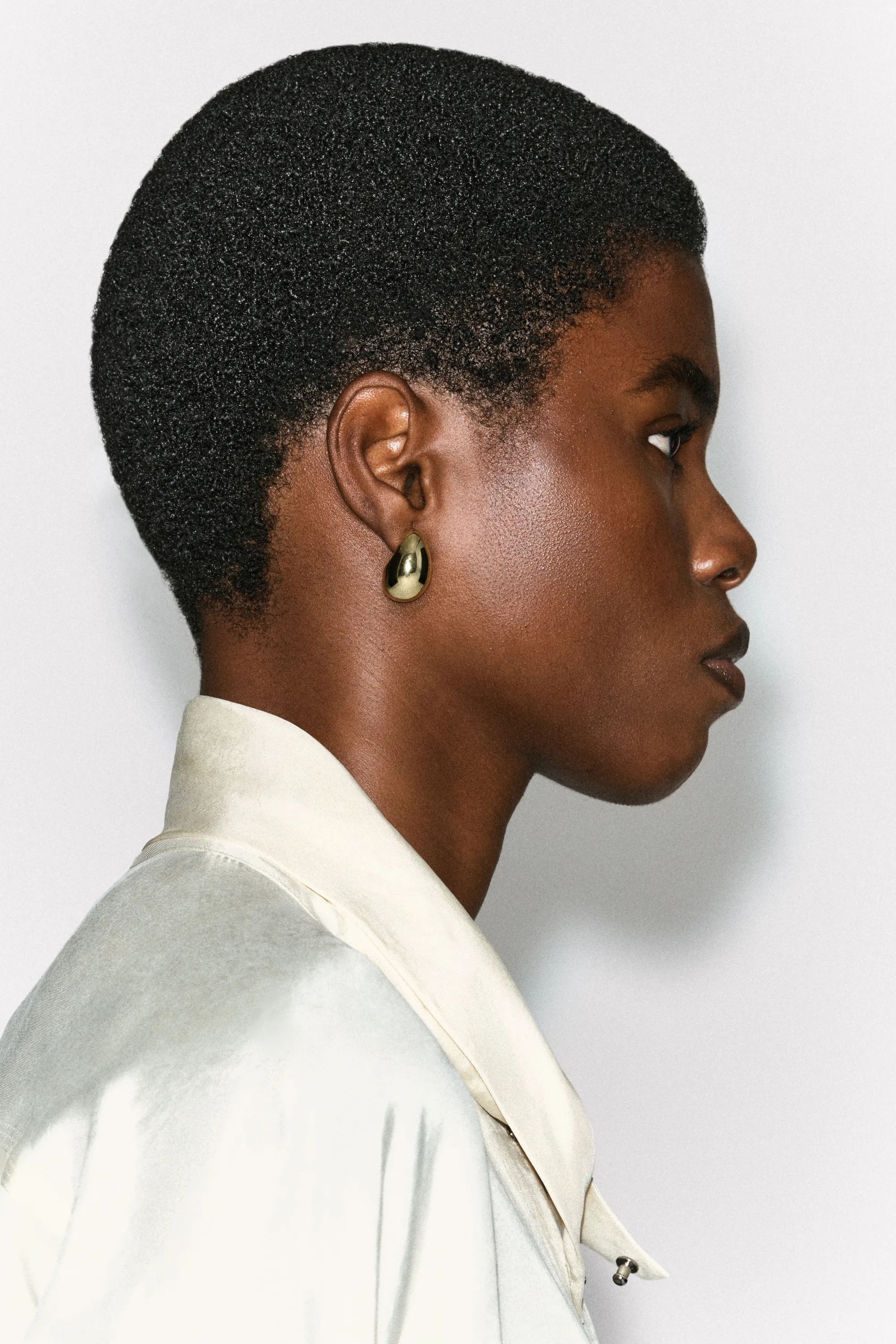 BOUCLES D'OREILLES DÔME ARRONDIES - DORÉ