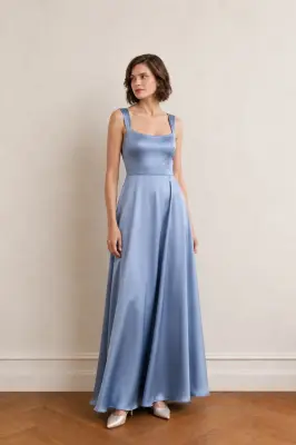 Suzanne Maxi Dress - Sky blue — photo 1