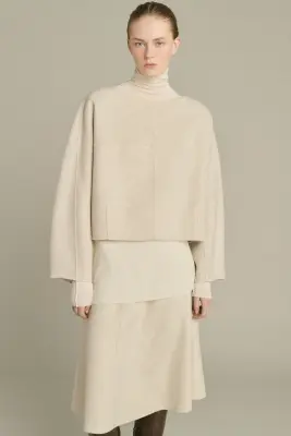 PULL HORA ÉCRU/GRIS — photo 1