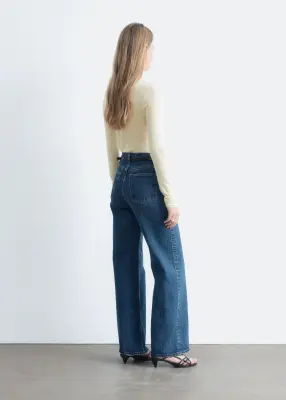 Jean large - Bleu moyen — photo 5