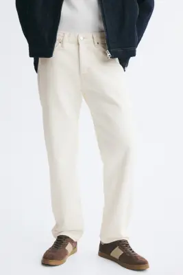 Original Straight Jeans - Crème — photo 1