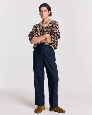 Pantalon Orlanda bleu marine — photo 4