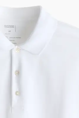 Polo Cooling Regular Fit - Blanc — photo 5
