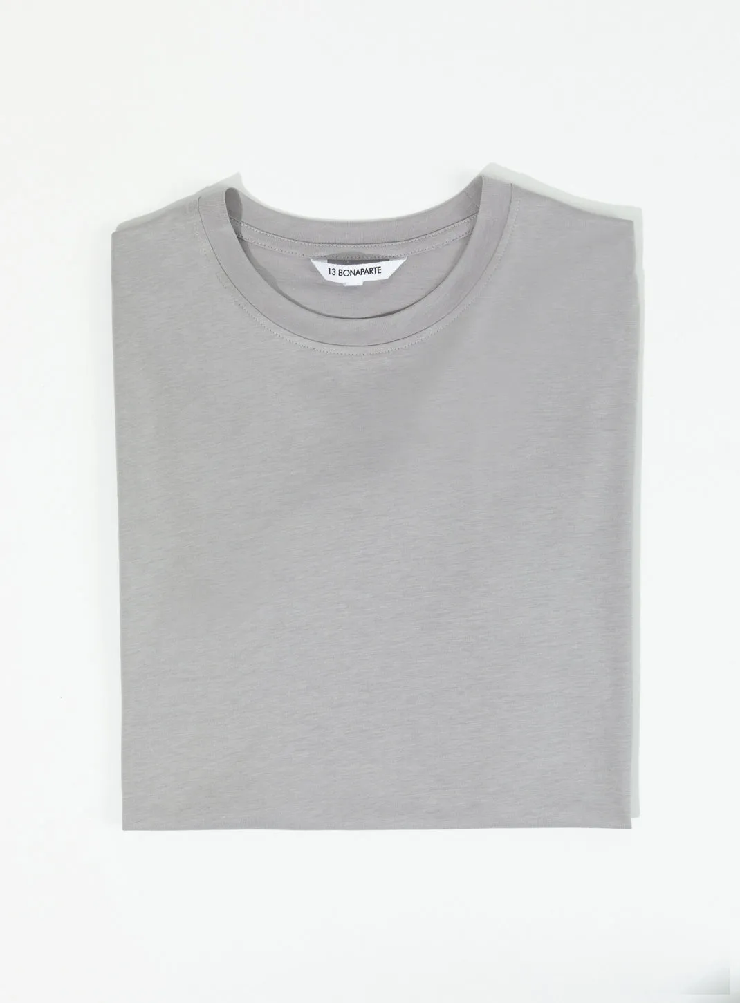 Short Sleeve T-Shirt in Pearl Grey Eucalyptus & Cotton