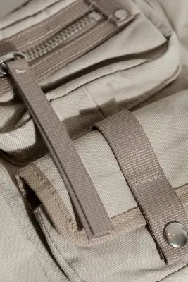 Sac à bandoulière multi-poches - Taupe cendré clair — photo 4