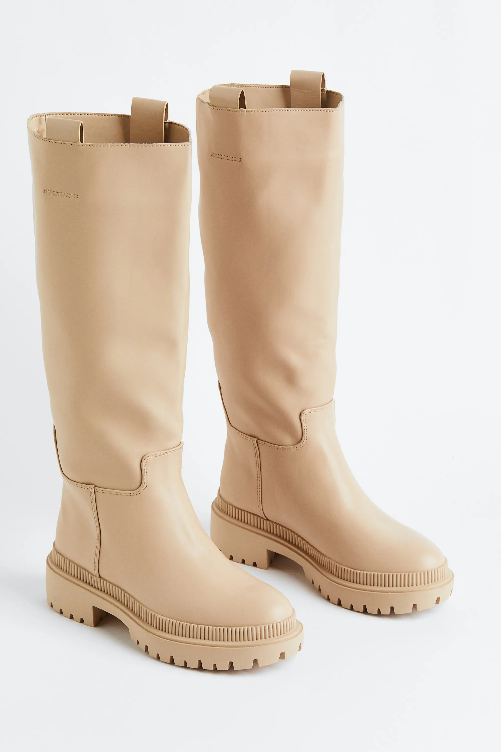 Bottes de hauteur genou - Beige