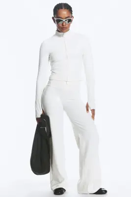 Veste de sport zippée - Blanc — photo 2