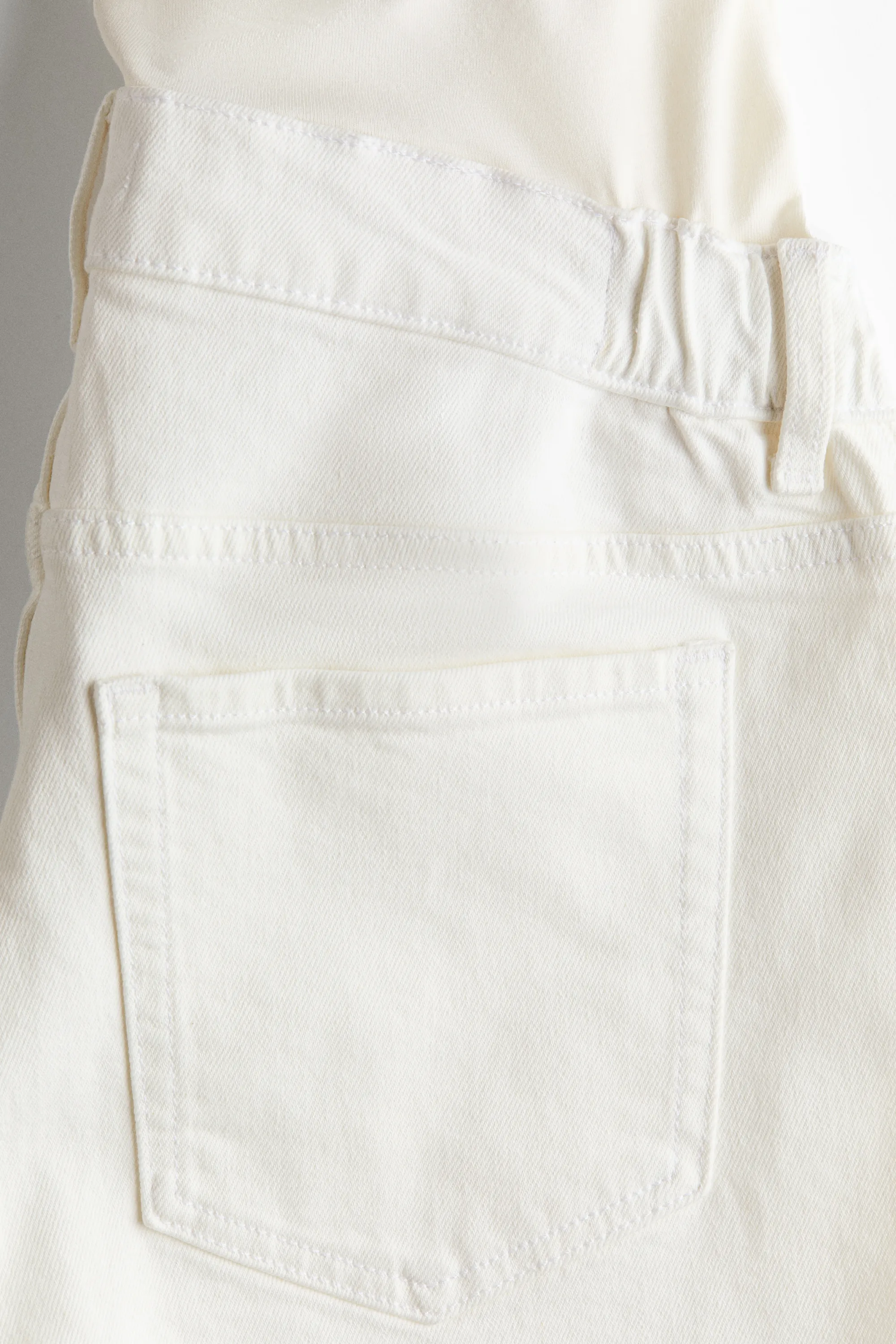 MAMA Short en denim - Blanc