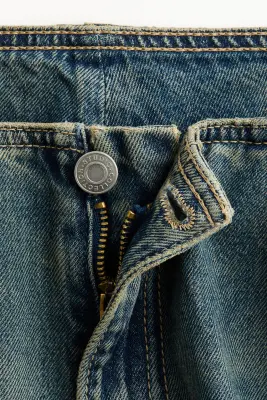 Baggy Low Jeans - Bleu denim — photo 4