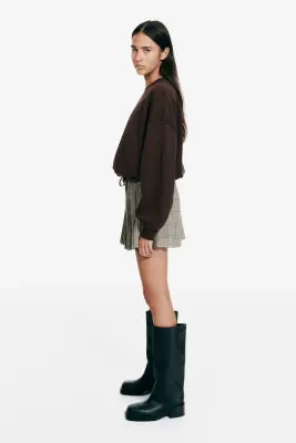Sweat oversize - Marron foncé — photo 3