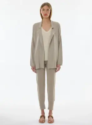 Veste en coton organique et élasthanne — photo 3