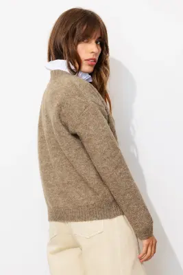 Cardigan col rond Femme — photo 4