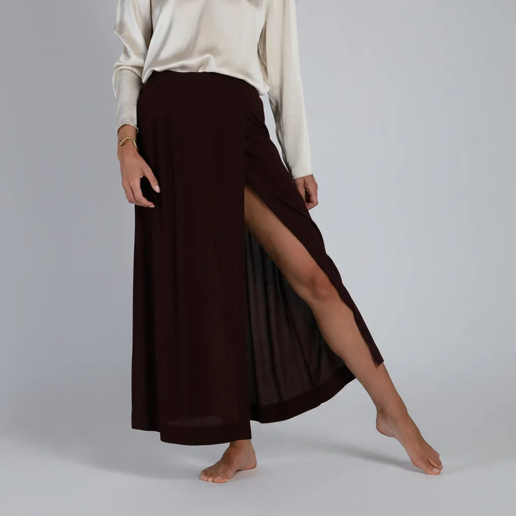 Jupe Faustina bordeaux – Karma Koma