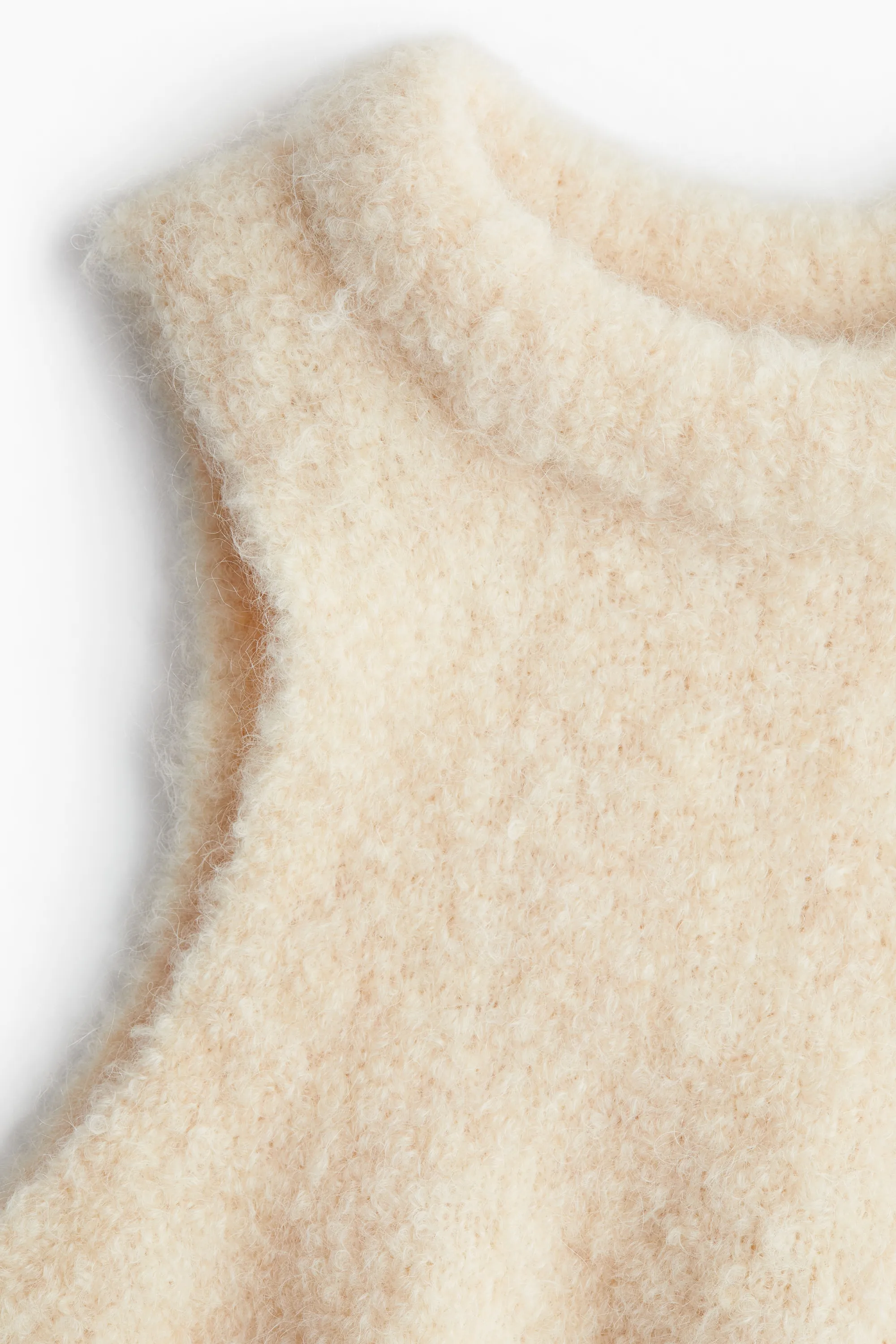 Top en laine mélangée - Beige clair