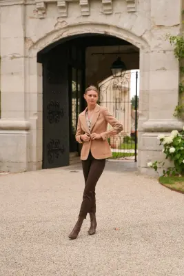 Rhode Short Coat - Beige — photo 10