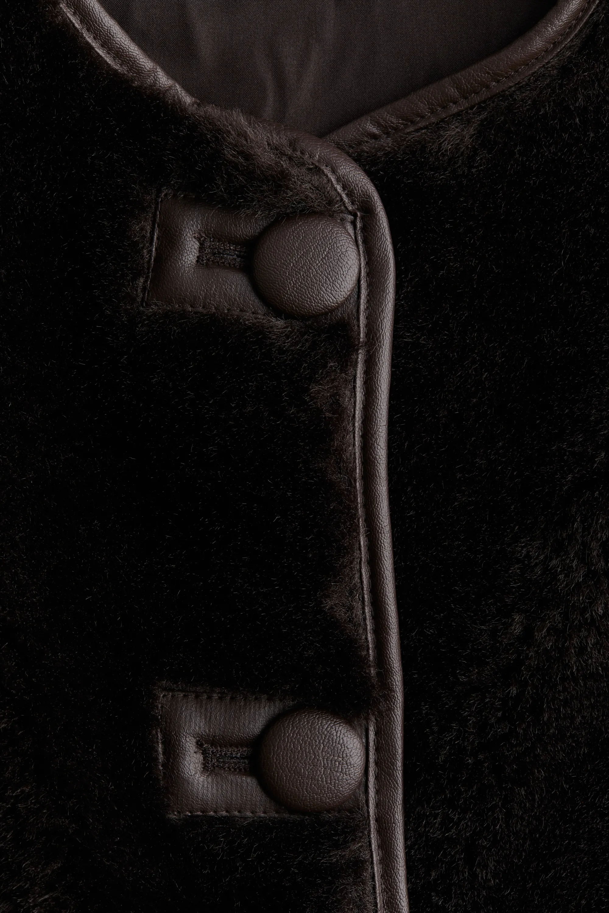Veste sans manches - Marron foncé