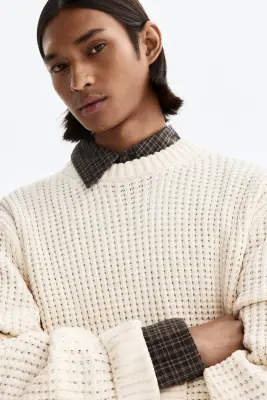 Pull Regular Fit - Crème — photo 2