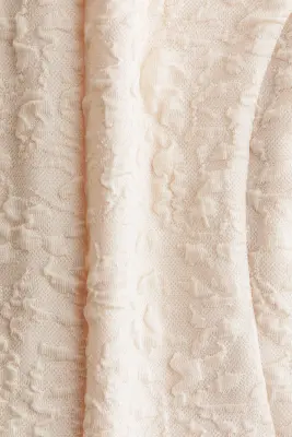 Top péplum texturé - Beige clair — photo 4