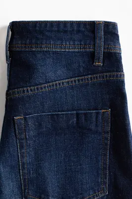 Wide High Jeans - Bleu denim foncé — photo 3