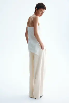 Pantalon chic - Beige clair — photo 4