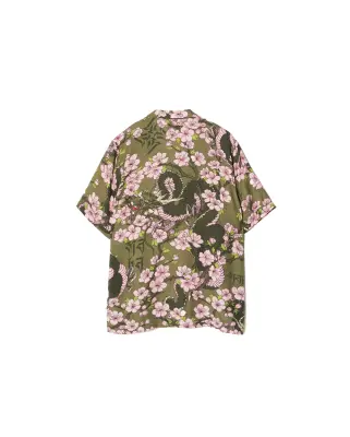 Sakura Camp Collar Shirt Olive — photo 2