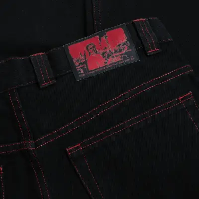 Pantalon Polar 93′ apocalypse nun – black / red — photo 4