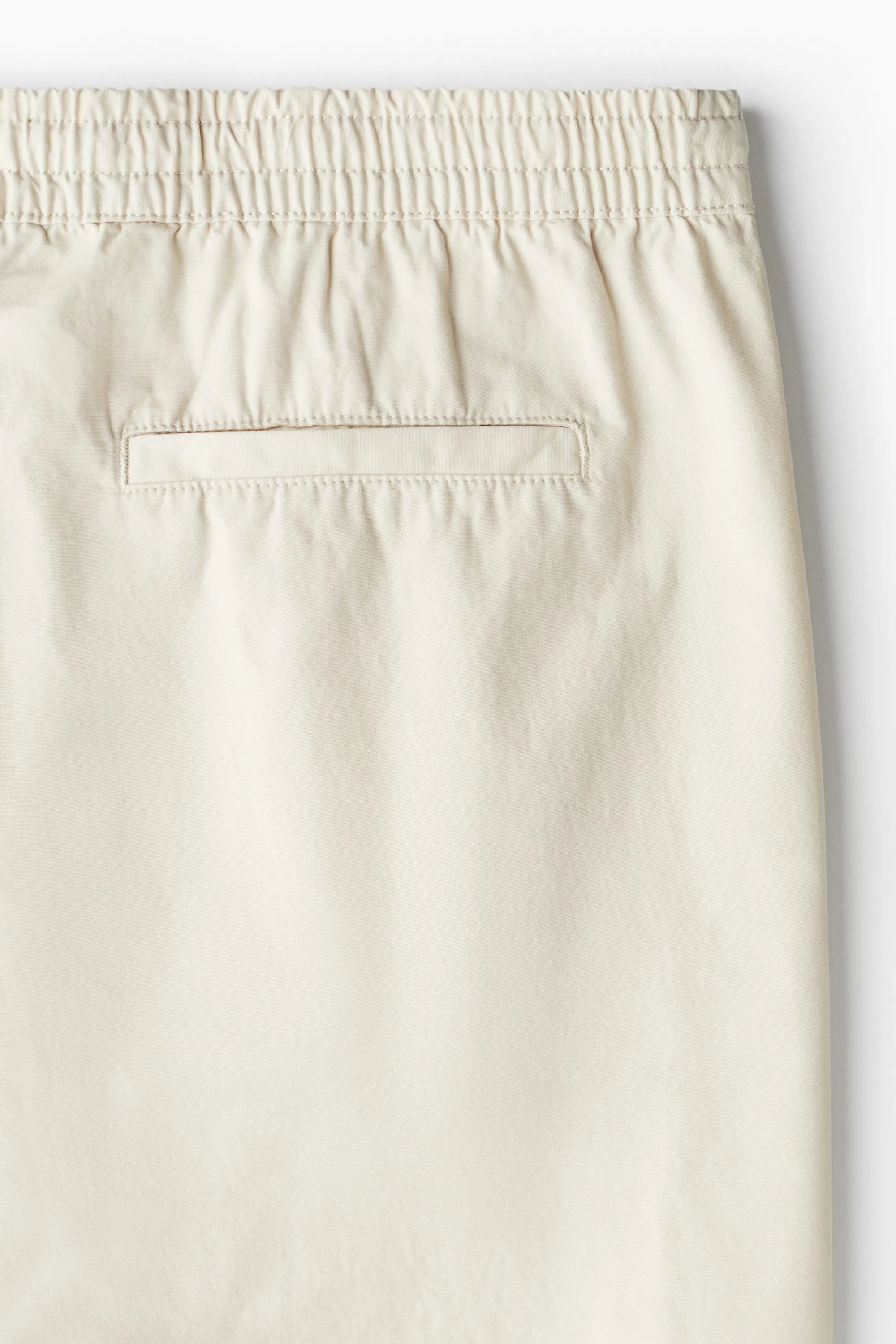Short Regular Fit en toile - Beige clair