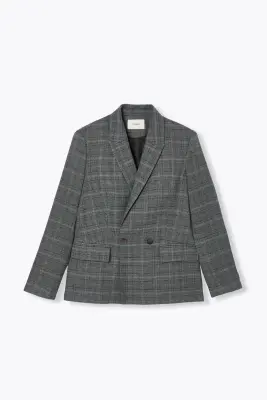 Veste de tailleur à carreaux