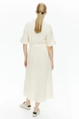 MAMA Robe chemise Before & After - Beige clair — photo 2