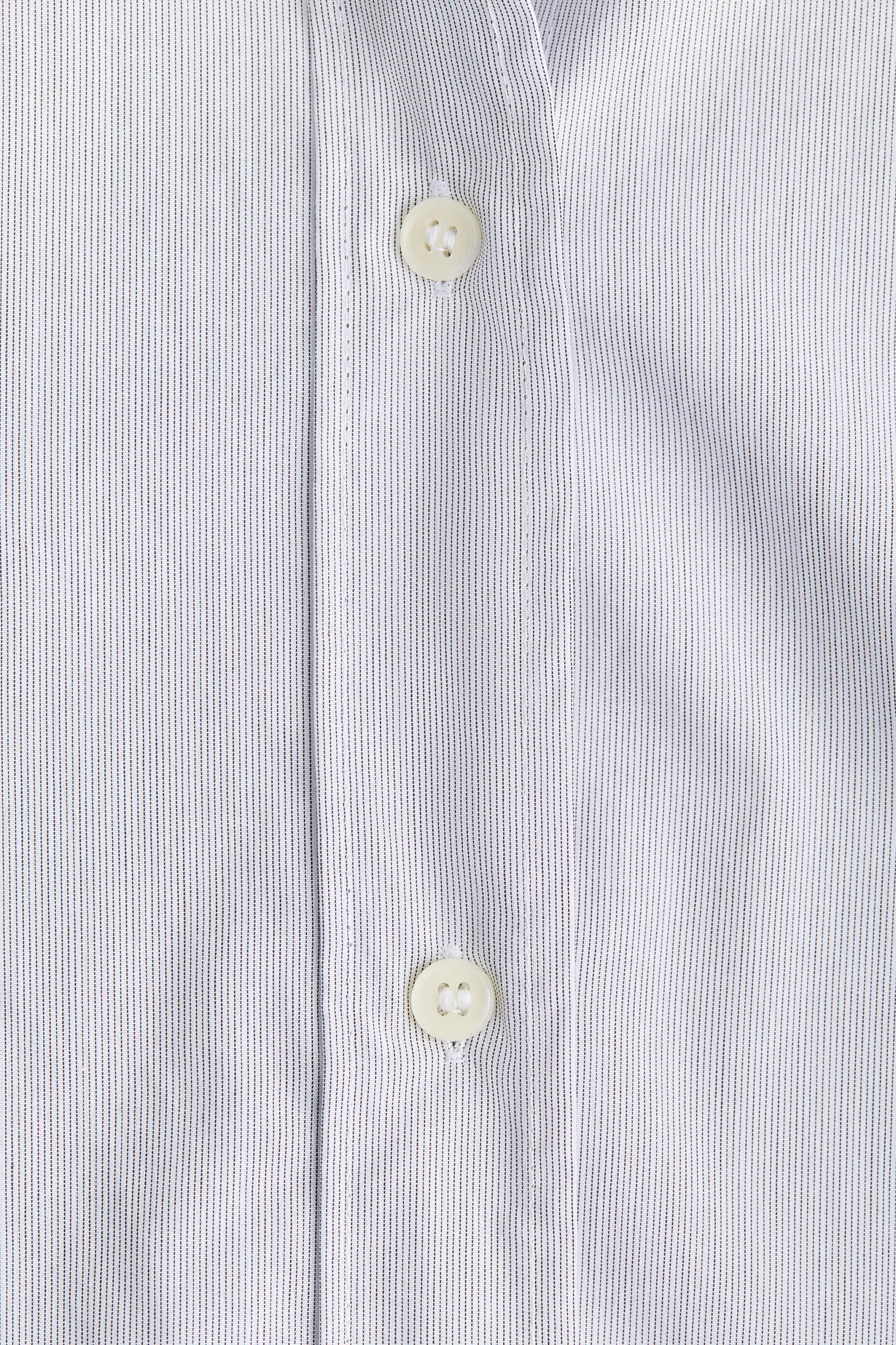 Poplin shirt - Blanc/rayures tennis